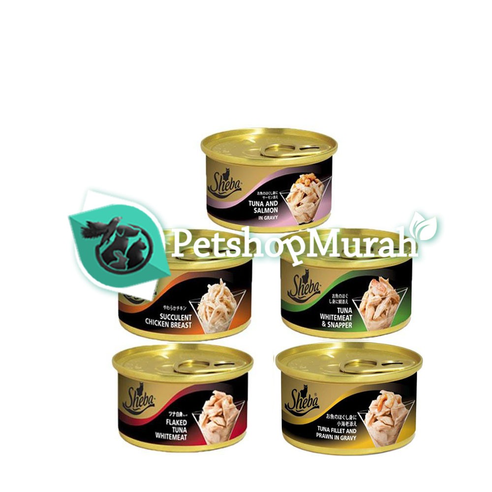 Makanan Kucing Premium - Sheba All Varian 85gr