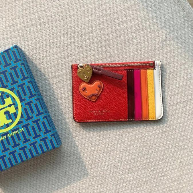 

Office & Stationery | Document Organizer | Tory Burch Smiley Love Card Holder | Best Seller