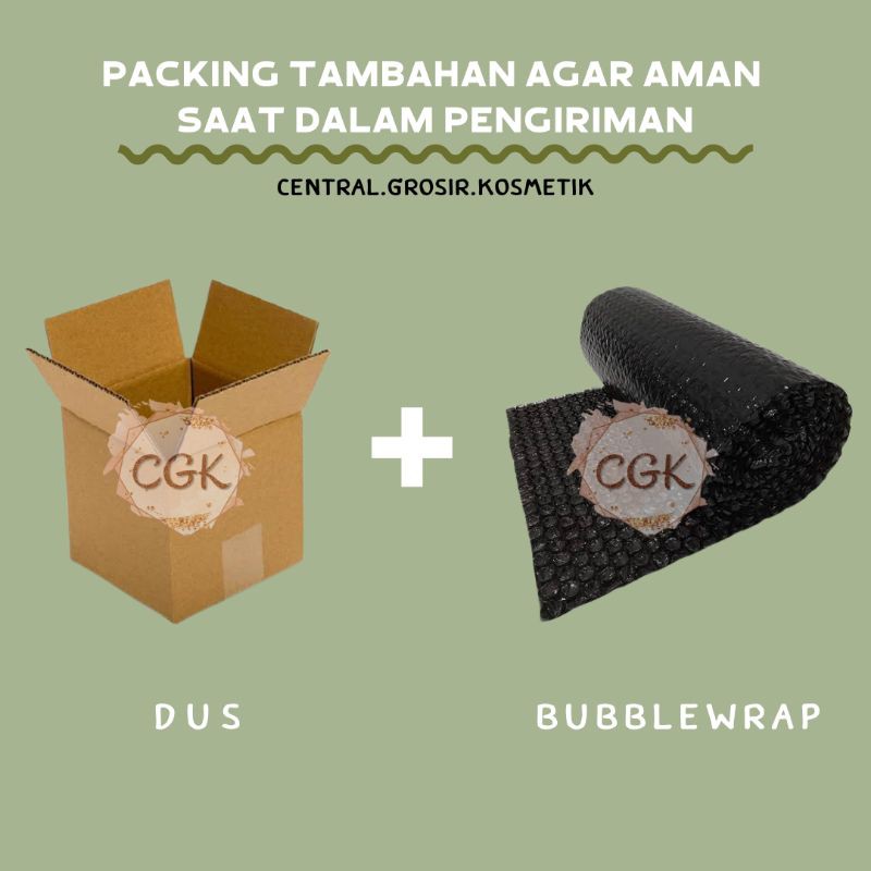 BUBBLEWRAP + DUS HANYA KHUSUS TAMBAHAN PACKING CENTRAL GROSIR KOSMETIK (⚠️TIDAK DI JUAL SATUAN)