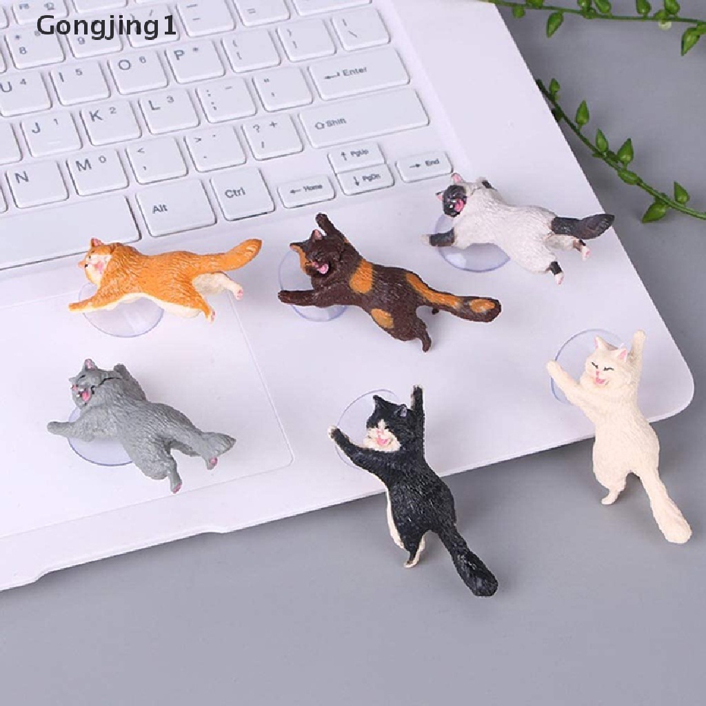 Gongjing1 Stand Holder Hp / Tablet Bentuk Kucing Lucu