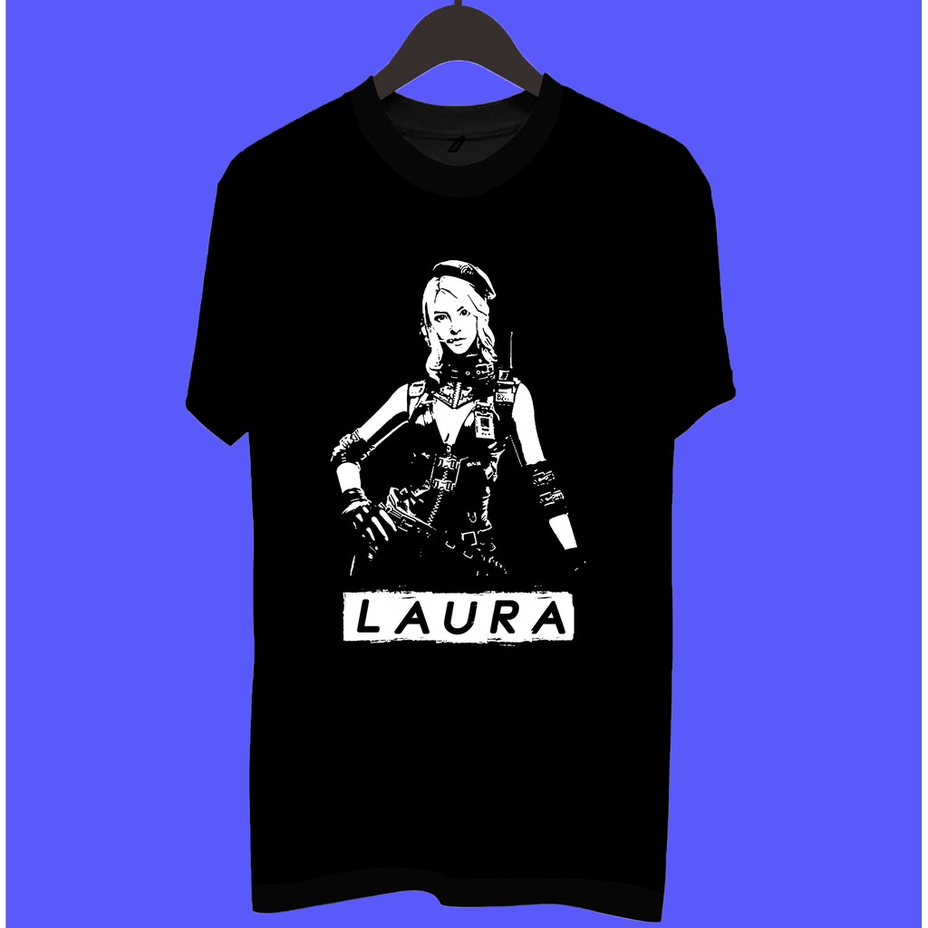 KAOS GAME Free Fire Battleground Hitam Putih Combed 24s