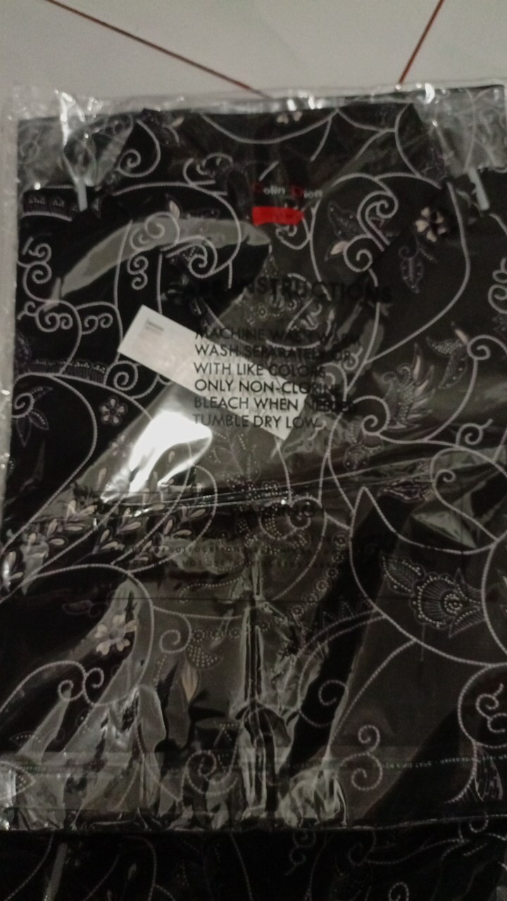 Kemeja Batik Pria Slim Fit Modern Mewah Lengan Pendek Slimfit Ob411