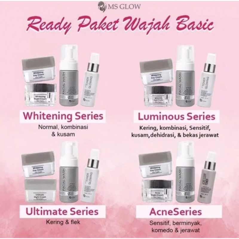 Paketan MS GLOW Terlengkap