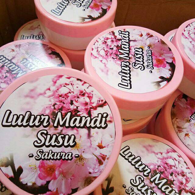 LULUR MANDI PUTIH SUSU SAKURA