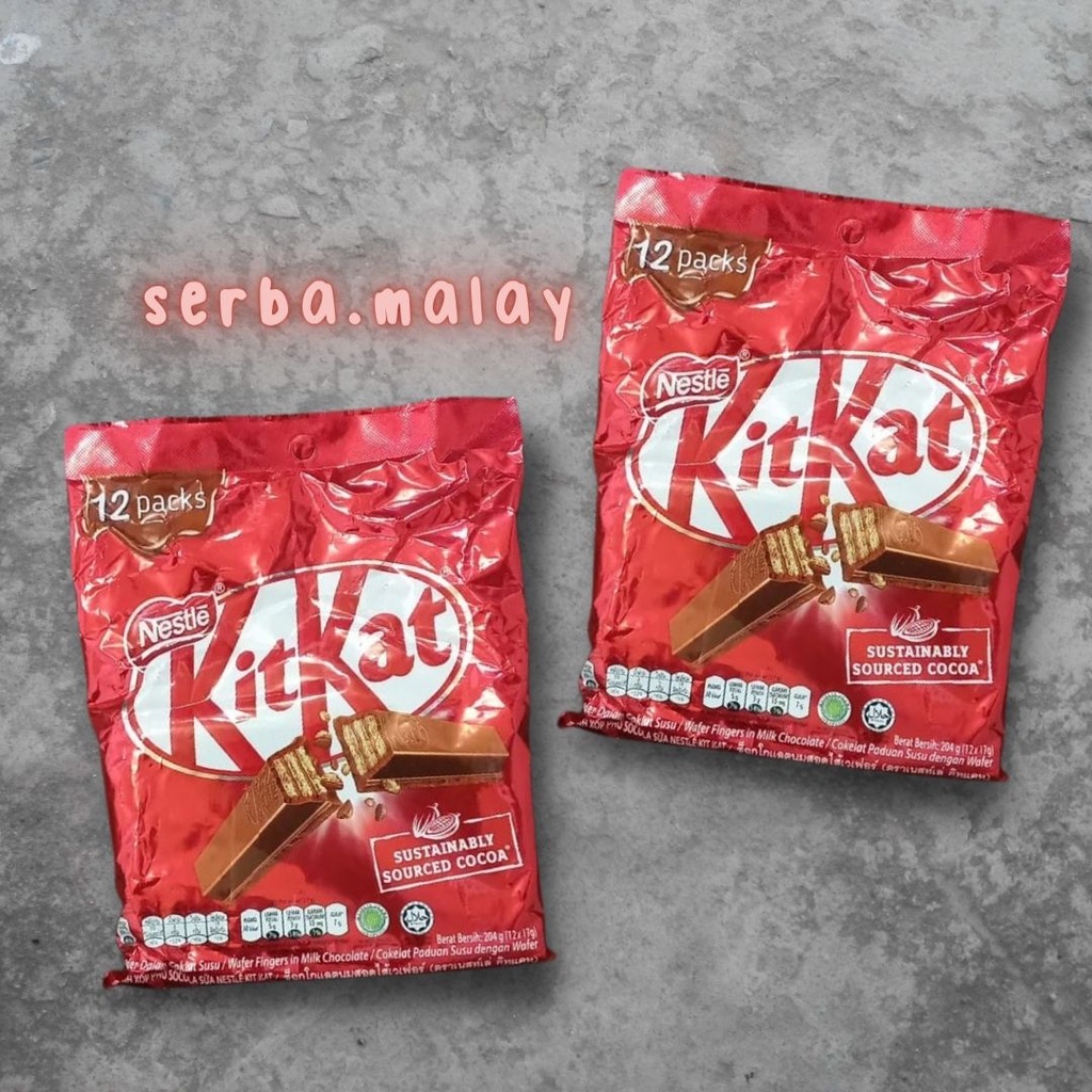 

Kitkat Malaysia | Kitkat Malaysia isi 12 Packs | Snack Malaysia | Coklat Malaysia (Ready Langsung Kirim)