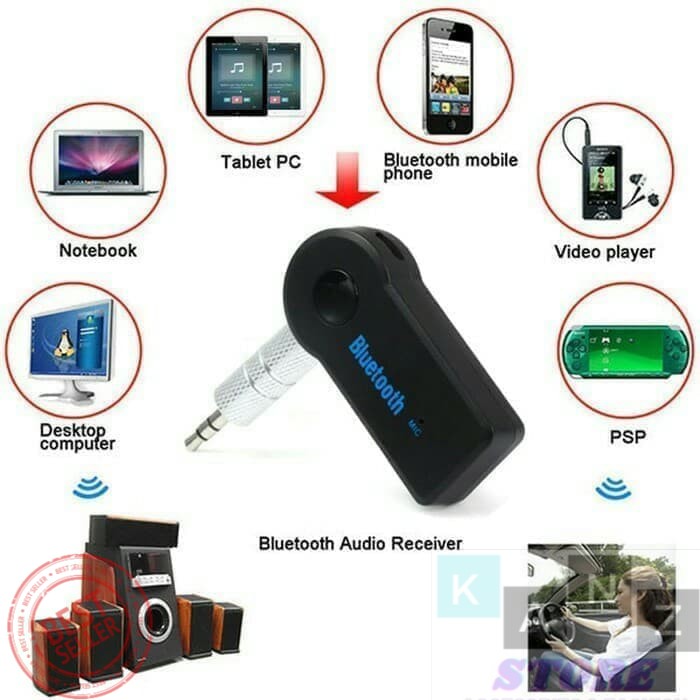 BLUETOOTH RECEIVER /TRANSMITTER BLUETOOTH MOBIL / SALON konektor bluetooth / adaptor bluetooth