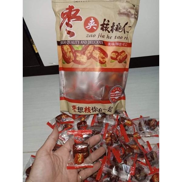 

ZAO JIA HE TAO REN KACANG WALNUT ANGCO 500 GRAM/MAKANAN RINGAN/CEMILAN IMLEK
