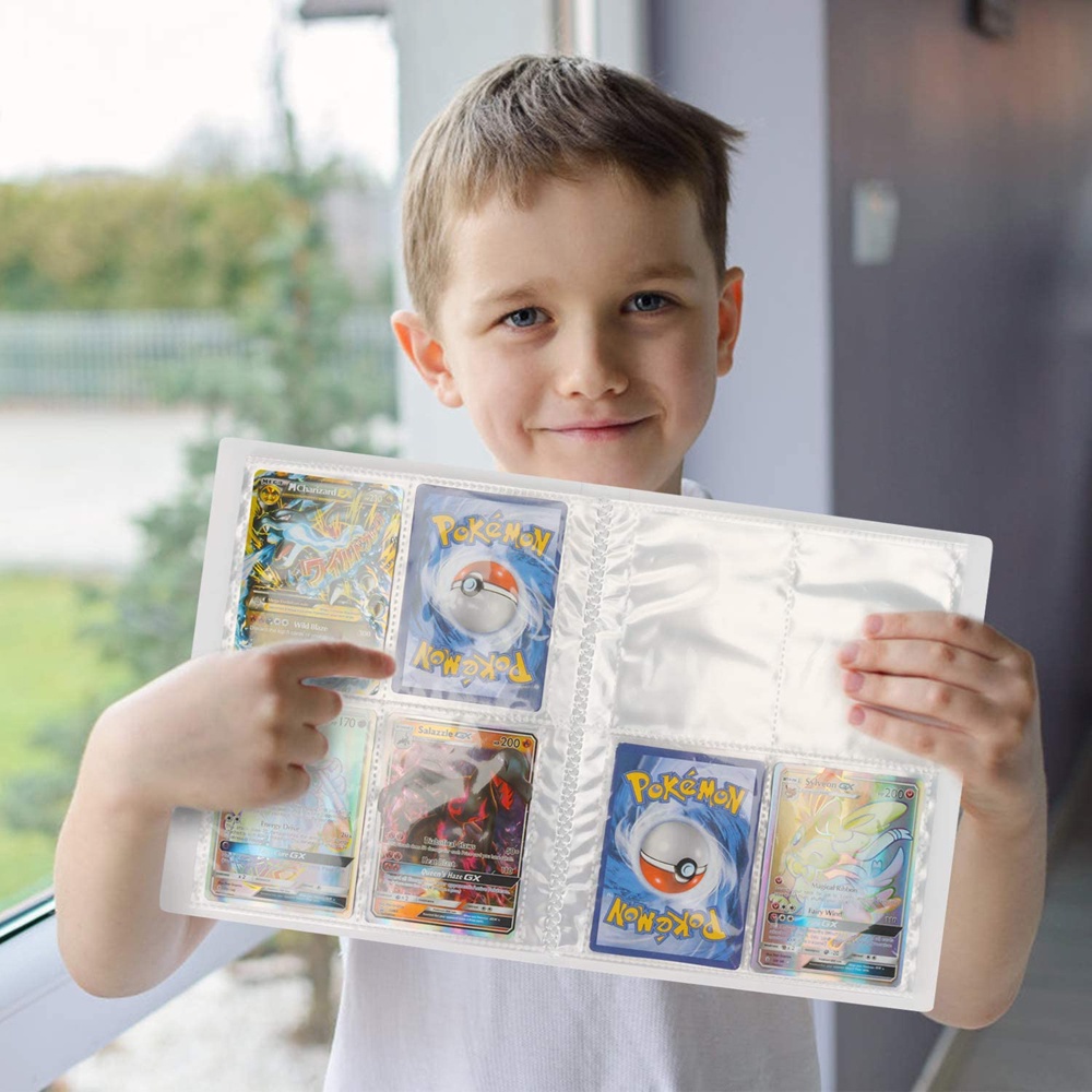 ELEGANT for Children Pokemon Cards Album Cartoon Card Holder Game Cards Album Bluesky Pikachu Anime 240Pcs Binder Folder for Gifts Cards Album Book