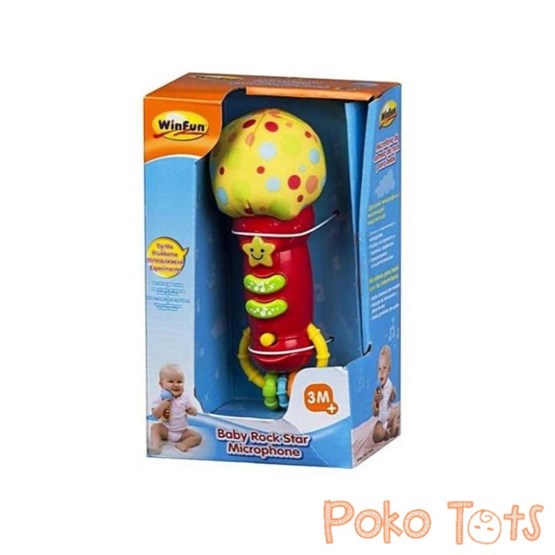 Winfun Baby Rock Star Microphone Mainan Microphone Bayi