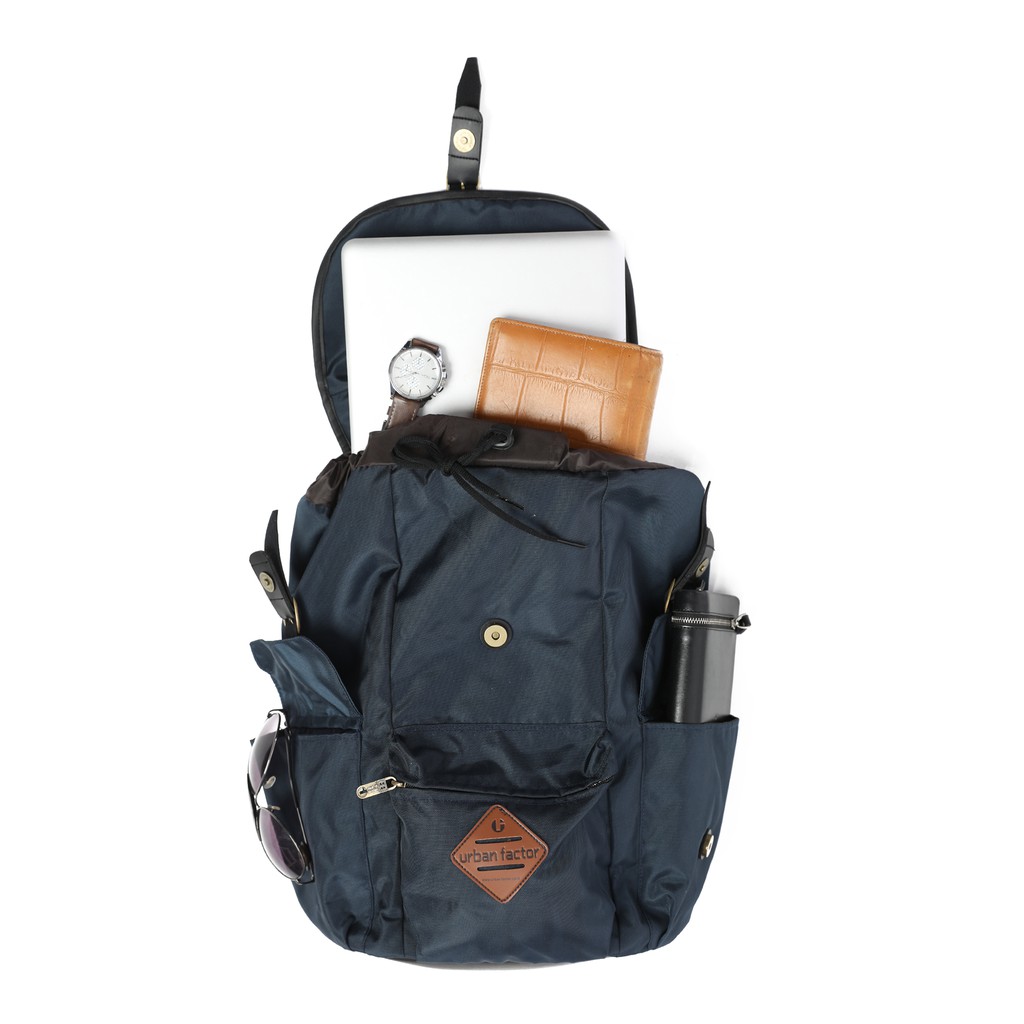 HOLIDAY NAVY |Urban Factor x FORIND| Tas Ransel Punggung Ori Bag Pria Wanita Backpack Baru Besar