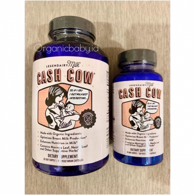 Jual Legendairy Milk - Cash Cow Organic Lactation Blend Indonesia|Shopee  Indonesia