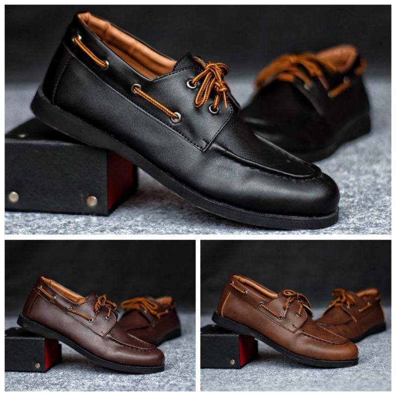 TERMURAH !!!! Sepatu Pantofel Santai Casual Kerja Kuliah Pria/Cowok/Men- Laces Mr.Joe Footwear