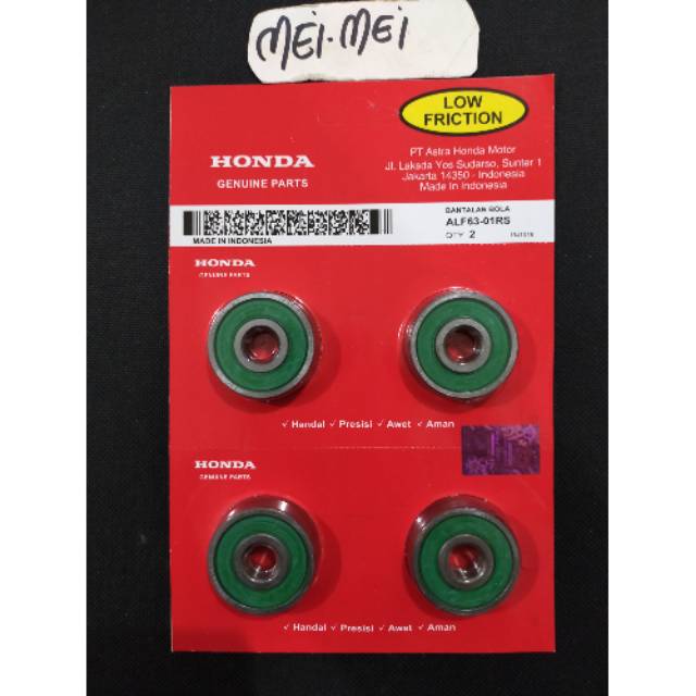 Lahar/bearing 6301 ,2rs.harga di itung 1pc