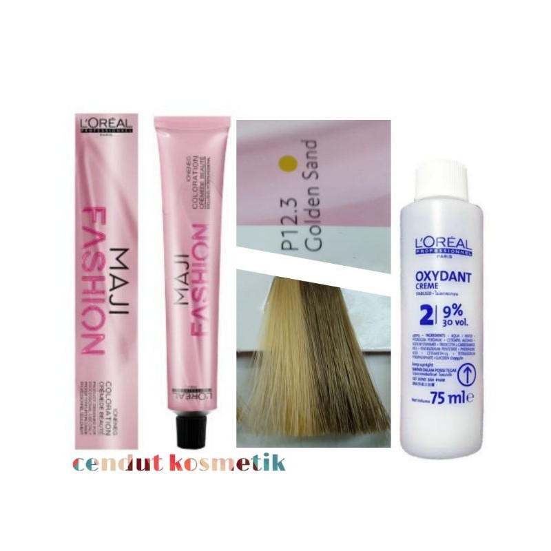 Loreal Majifashion 12.3 golden sand  / pewarna rambut / hair color
