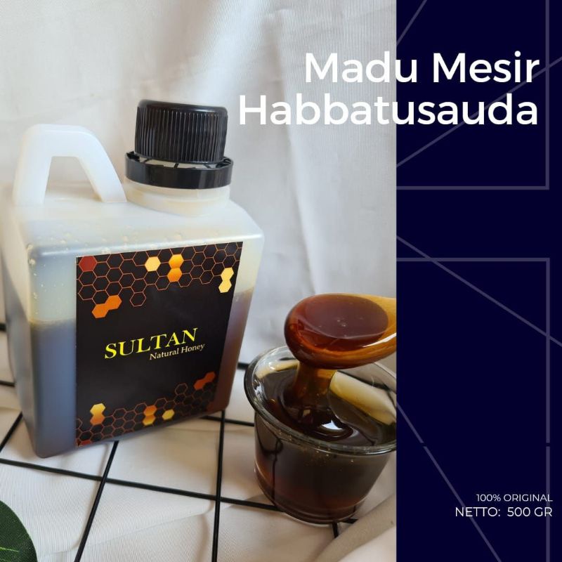 

MADU ASLI IMPORT MESIR HABBATUSSAUDA KEMASAN 500 GRAM
