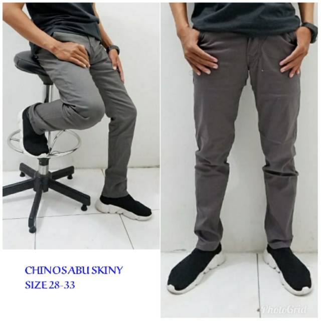 Celana chinos GREY/ABU