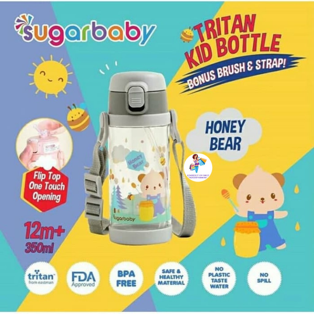 Botol Minum Anak TRITAN Kid Bottle 400 Ml Sugar Baby