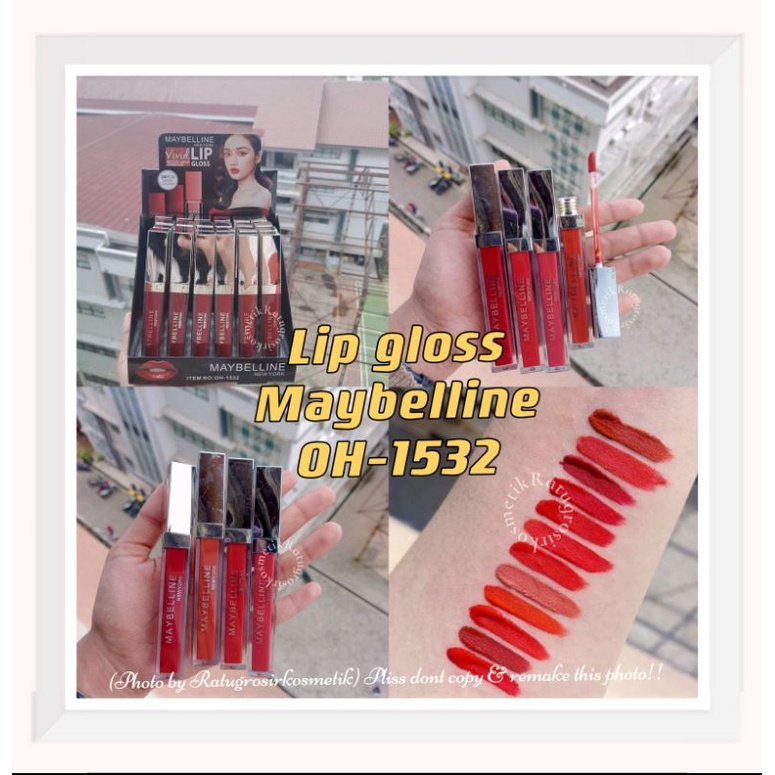 PER 12 PCS!!!LIP GLOSS MATTE MAYBELLINE OH-1530