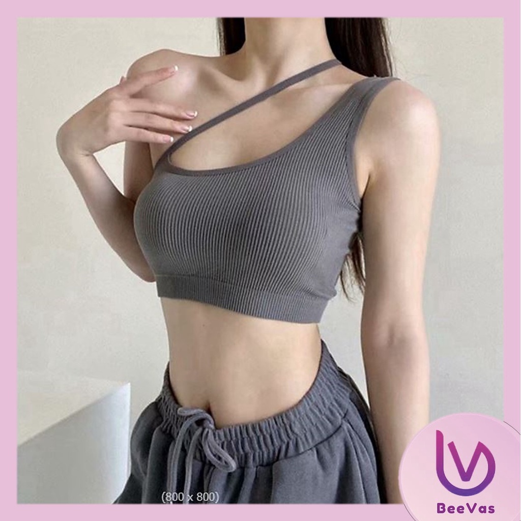 BV.ID BT593 BH TANKTOP CROP TOP TALI SAMPING PAKAIAN DALAM WANITA CEWEK KOREA TANK TOP CUP BRA