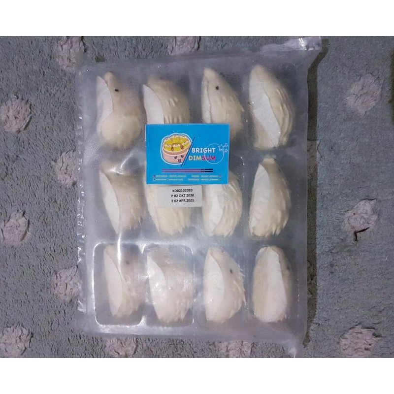 

Bakpao Landak Frozen 1 Pack isi 12 pcs (Coklat/Custard/Kacang Merah)