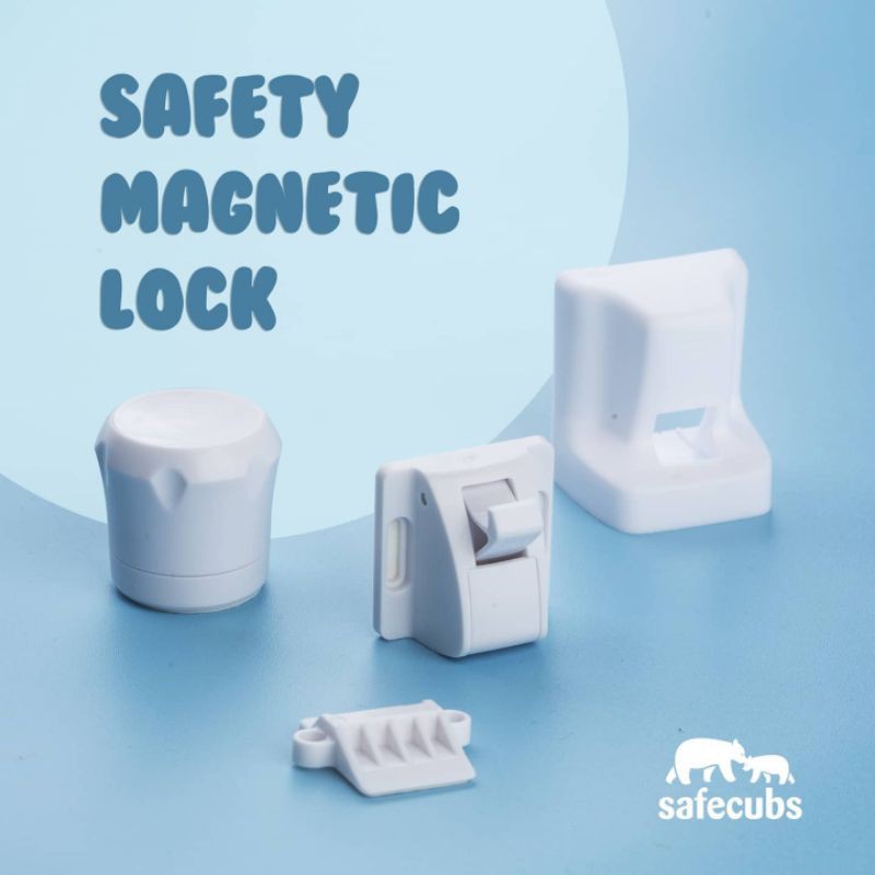 Safecubs safety magnetic lock / pengunci magnet pengaman lemari