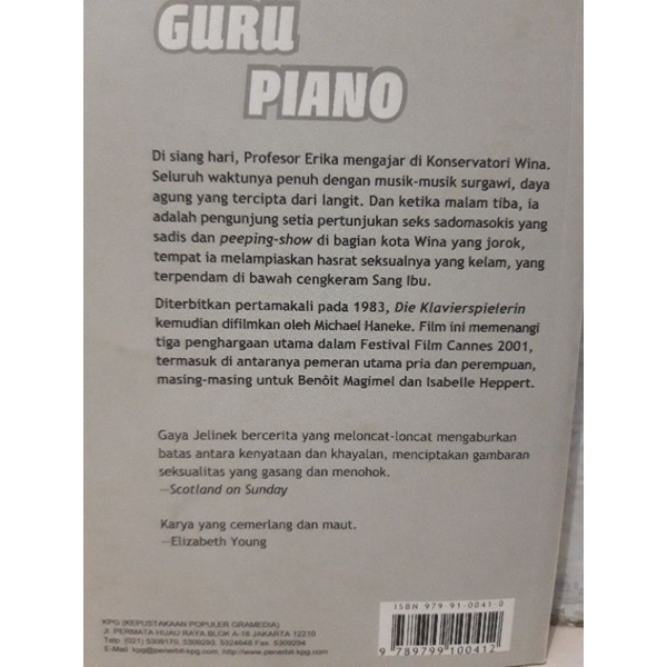 Sang Guru Piano, Elfriede Jelinek-1