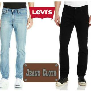  Levis  Celana  Jeans Pria Hitam Blue Black Dongker Telor  