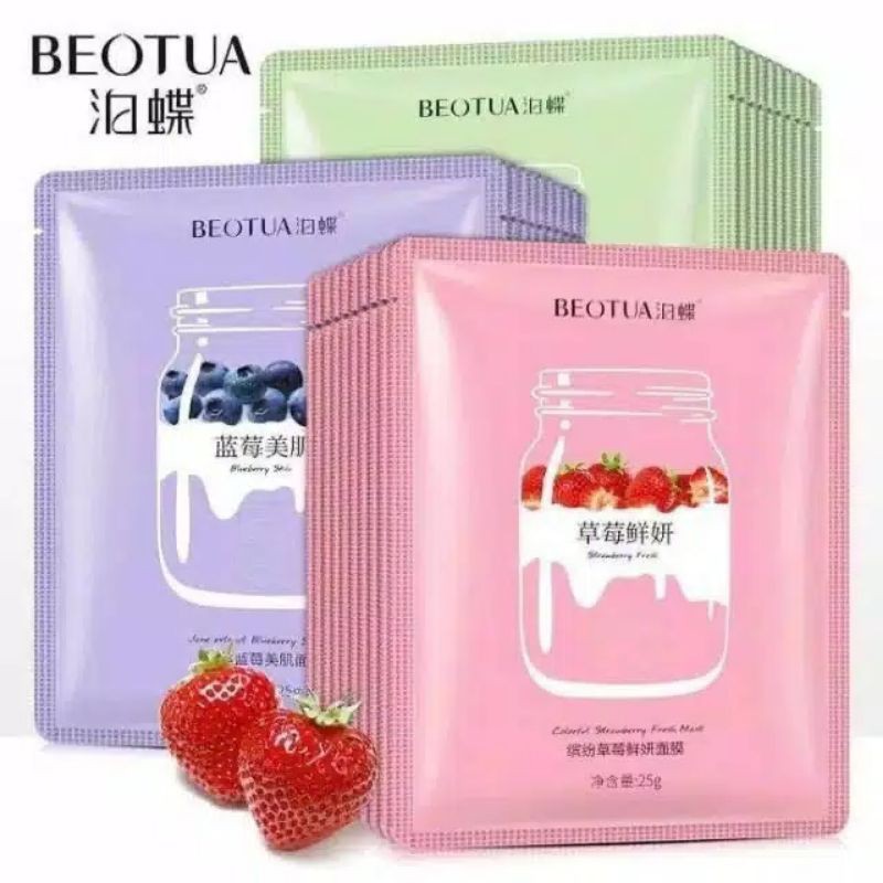 BEOTUA Yoghurt Facial Sheet Masks