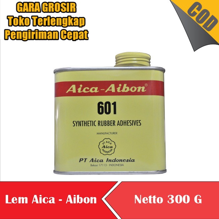 

LEM AICA AIBON 300 GR LEM KUNING 601 300 GRAM PEREKAT SERBAGUNA