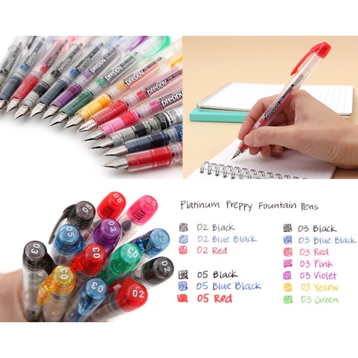 

(TERLARIS) ID 22398 Platinum Preppy Fountain Pen (2)