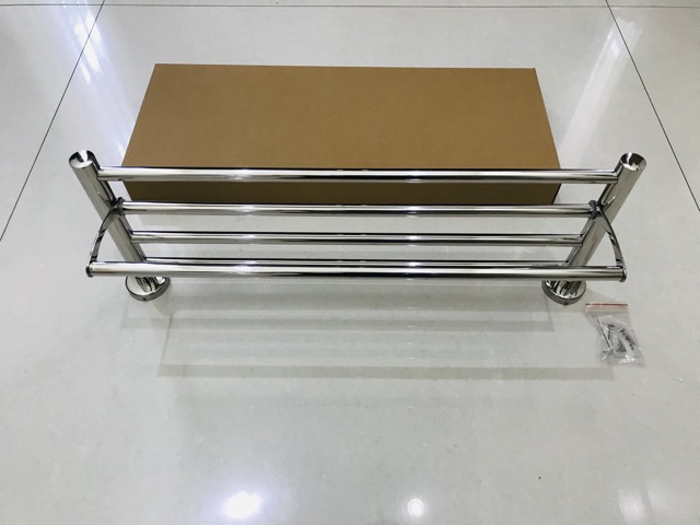 Rak Handuk Dinding Gantung / Rak Kamar Mandi 5 Susun Towel Rack Double TR1905S