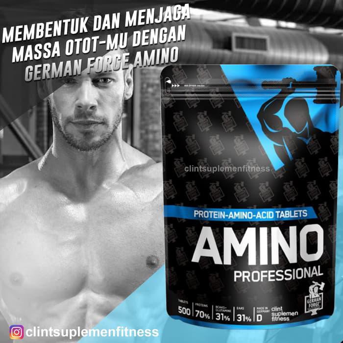 PROMO GERMAN FORGE AMINO PROFESSIONAL AMINO ACID 500 CAPS +BCAA FREE SHAKER 