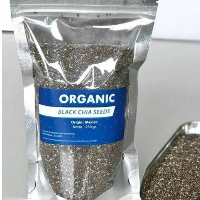 

Chia Seeds Hitam / Organic Black Chia Seeds Mexico 100 gr