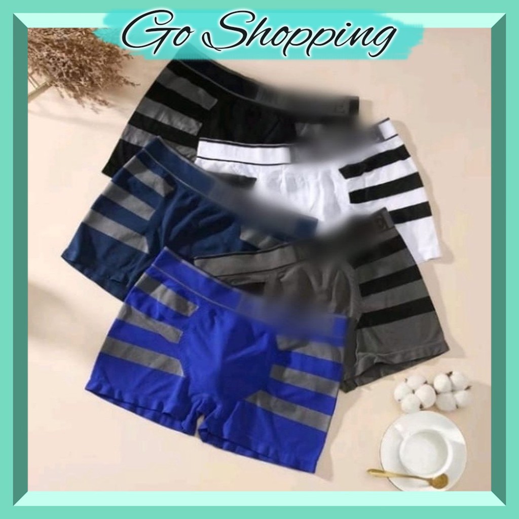 GO! BX505 Boxer Celana Dalam Pria MUNAFIE MUNAFI Underwear Sempak Pria Import COD