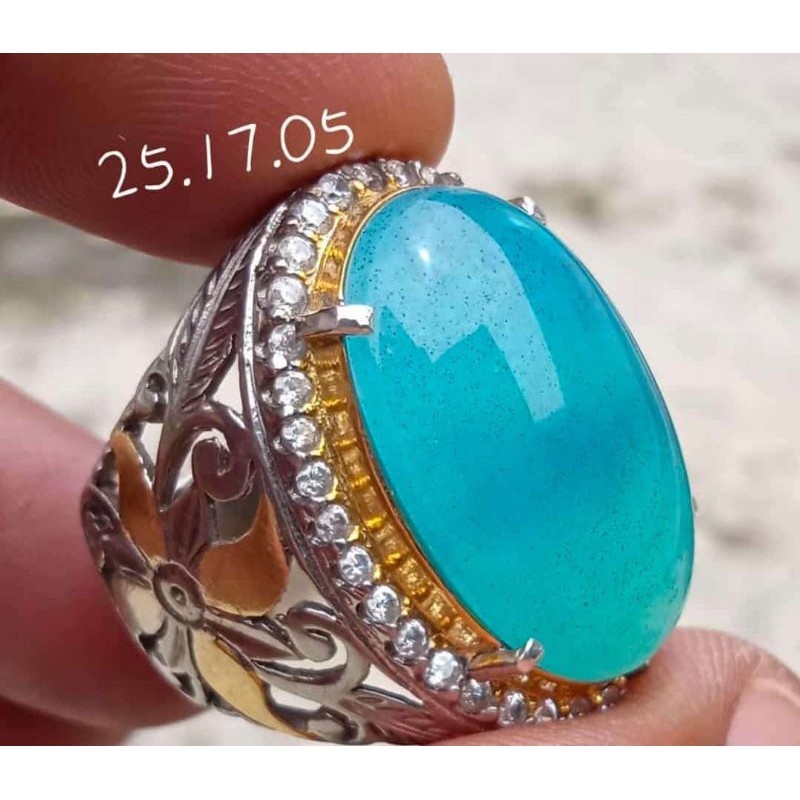 batu akik biru cisanggiri garut