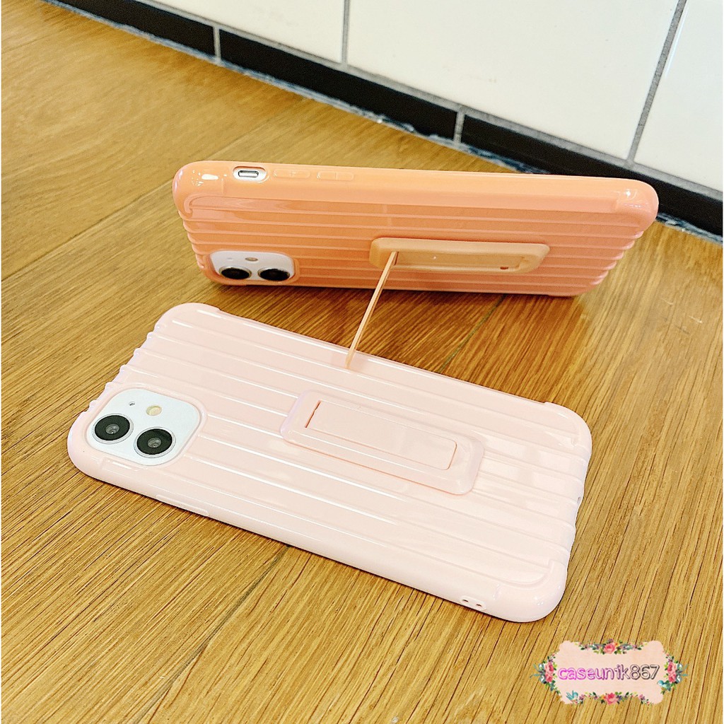 Trunk softcase koper standing Vivo Y91 Y17 Y12 Y15 Y93 Y95 Y81 Y83 Y71 Y53 Y30 Y50 V17 CS709