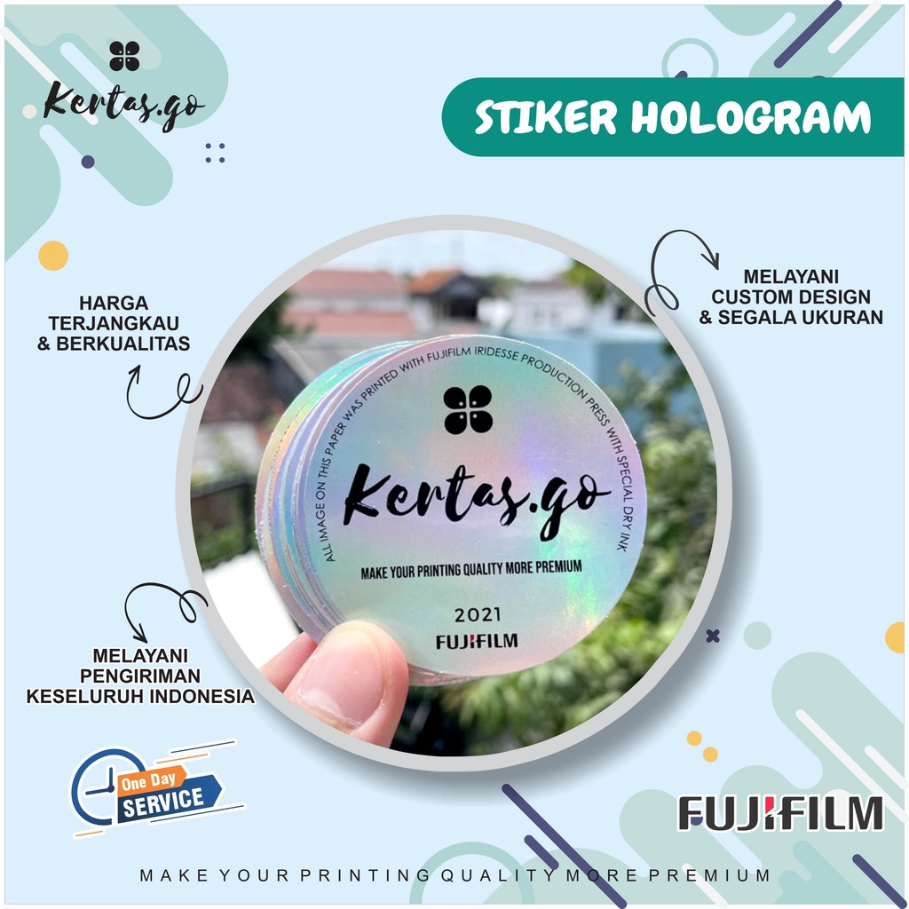 

KERTAS.GO - [STIKER HOLOGRAM] CETAK LABEL MEWAH KEMASAN ONLINE SHOP BISNIS CUSTOM TERMURAH LOGO BERKUALITAS TAHAN AIR