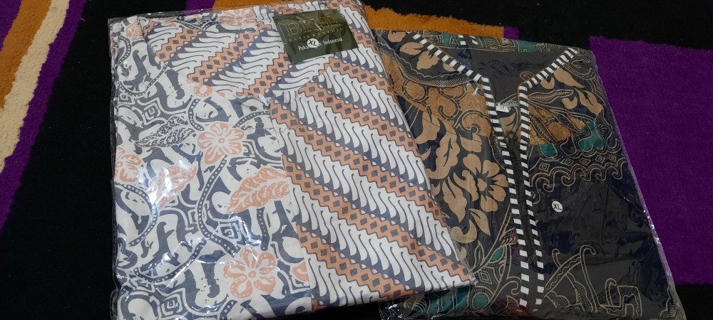 Tey-17 Batik Wanita Asj Sa Hrb026 Kenongo Kemeja Tosca Pendek