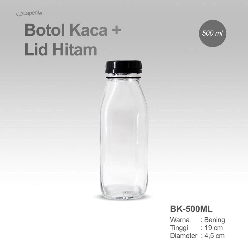 Jual Botol Minum Kaca Bening Ml Botol Kopi Teh Botol Asi