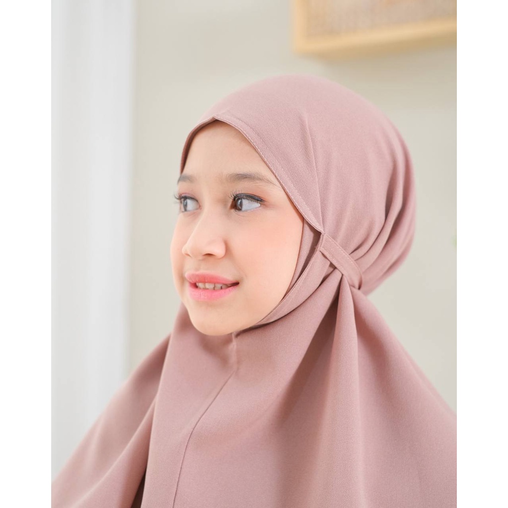 Hamasah Hijab - Khimar Instan Bergo anak dan bayi by Riskirich