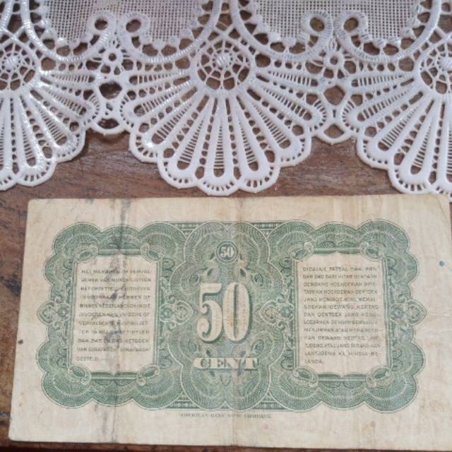 Uang Kertas Lama 50 Cent khusus Kolektor