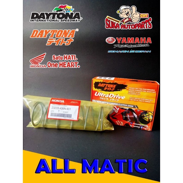 PAKET UPGRADE CVT PER CVT HONDA PCX THAILAND + KAMPAS GANDA ORIGINAL DAYTONA