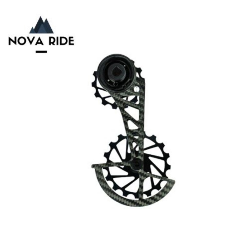 PULLEY OVERSIZE NOVA RIDE OSPW SRAM AXS CERAMIC BLACK