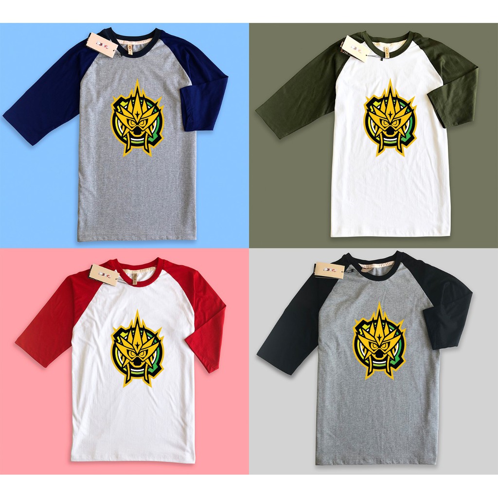 kaos baju raglan kamen rider ex aid muteki gamer
