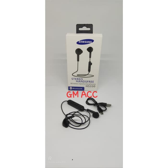 Samsung Sport Handsfree Bluetooth Type HS330 - Putih Hitam ACC