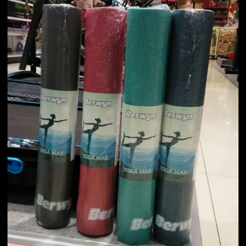 ACE Berwyn Matras Yoga Mat/Matras Senam Single Layer Pvc/Matras Anti Slip size 173 cm