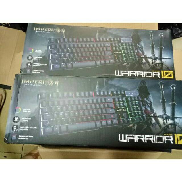 keyboard semi mechanical imperion warrior kg -w10c