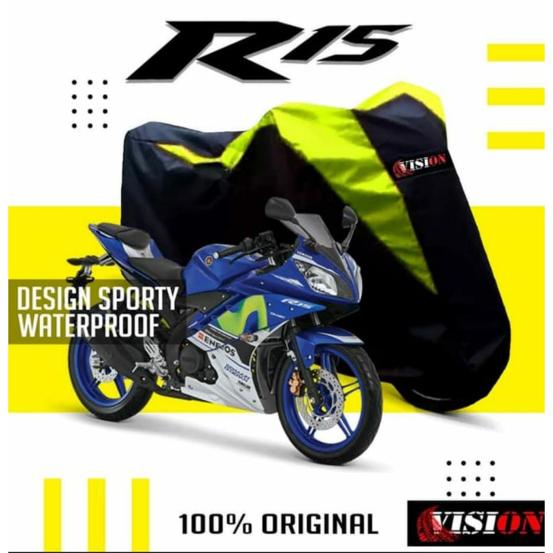 cover body motor R15 sarung motor R15 penutup motor R15 pelindung motor R15  waterproof