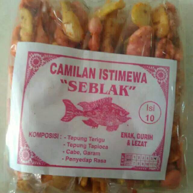 

Kerupuk seblak ikan istimewa