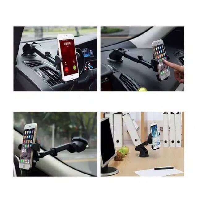 Car HOLDER LONG NECK UNIVERSAL ONE - TOUCH Car Mount / Holder Mobil Best